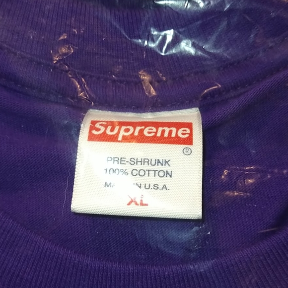 Supreme Spiral Tee Size XL Purple - Picture 5 of 8